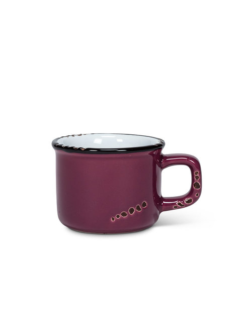 ABBOTT TASSE À ESPRESSO ENAMEL - PLUM