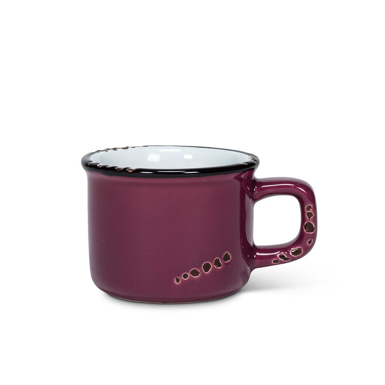 ABBOTT TASSE À ESPRESSO ENAMEL - PLUM