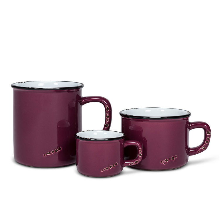 ABBOTT TASSE À ESPRESSO ENAMEL - PLUM