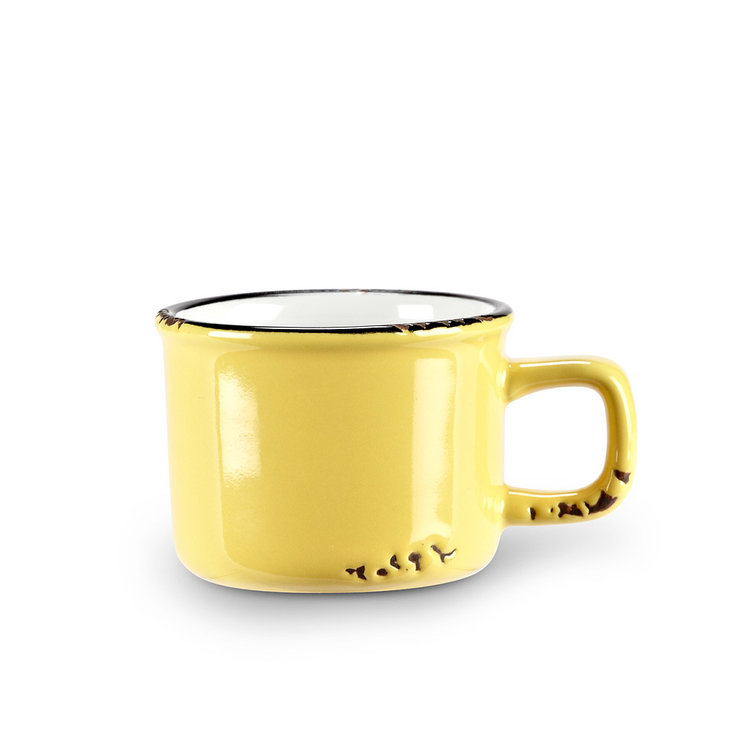 ABBOTT TASSE À ESPRESSO ENAMEL - JAUNE