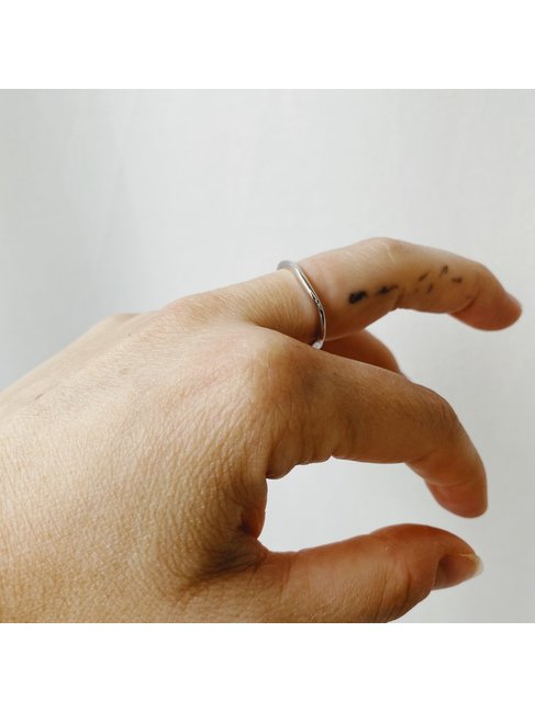 HORACE JEWELRY BAGUE LA WAVY - ARGENT