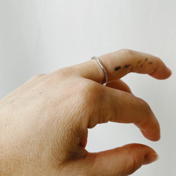 HORACE JEWELRY BAGUE LA WAVY - ARGENT