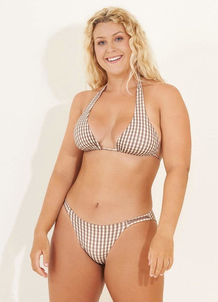 MAAJI BAS DE BIKINI VICHY - BEIGE