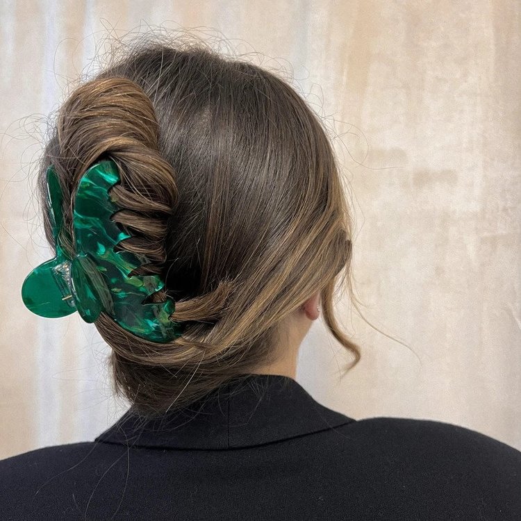 HORACE JEWELRY PINCE À CHEVEUX AGATHA II - VERT FORÊT