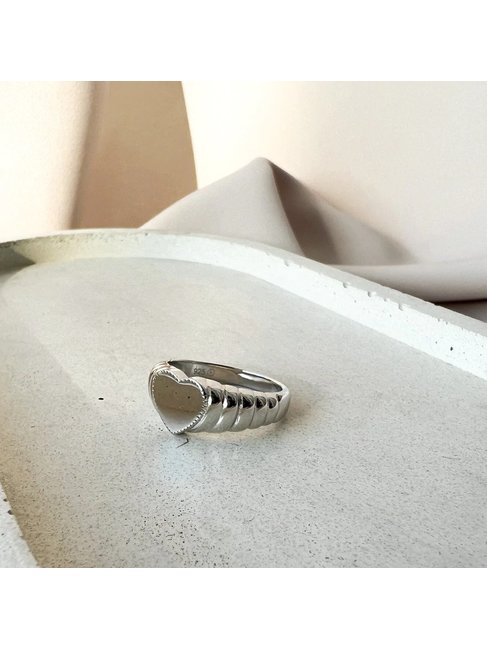 HORACE JEWELRY BAGUE - LA CORAZON ARGENT