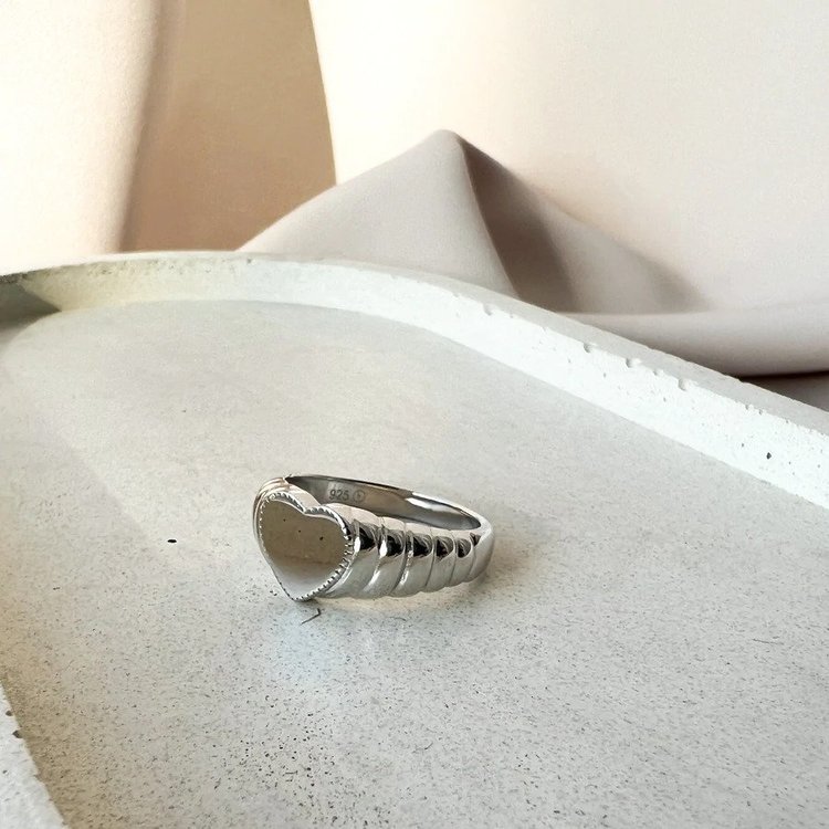 HORACE JEWELRY BAGUE - LA CORAZON ARGENT