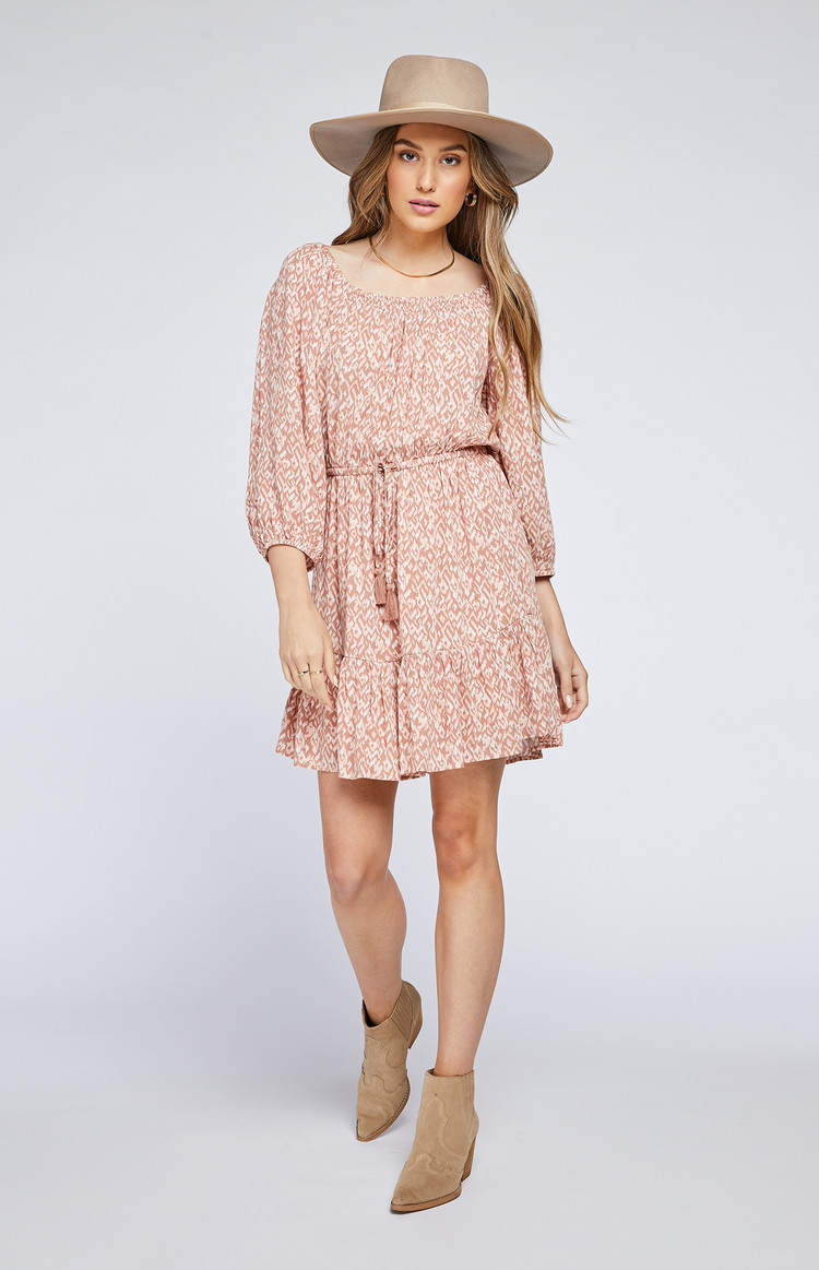 GENTLE FAWN ROBE STELLA - CLAY TEXTURED