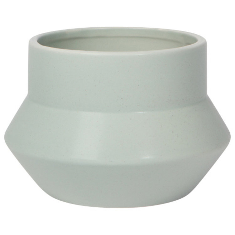 DANICA CACHE-POT MESA - SEAFOAM