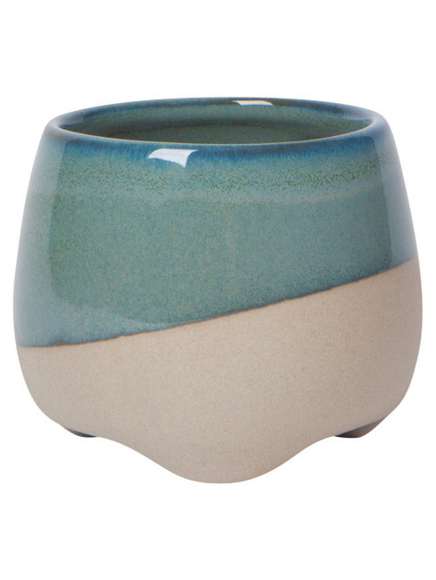 DANICA CACHE-POT JEWEL - TURQUOISE