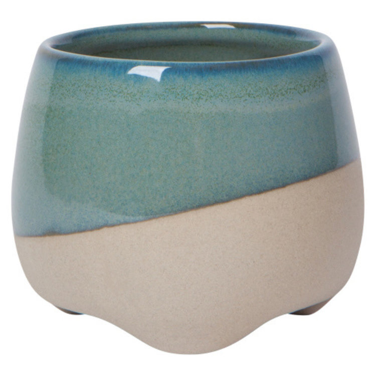 DANICA CACHE-POT JEWEL - TURQUOISE