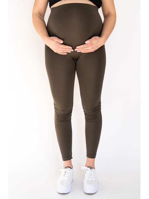 ROSE MATERNITÉ COLLANT SANS PIED - KAKI