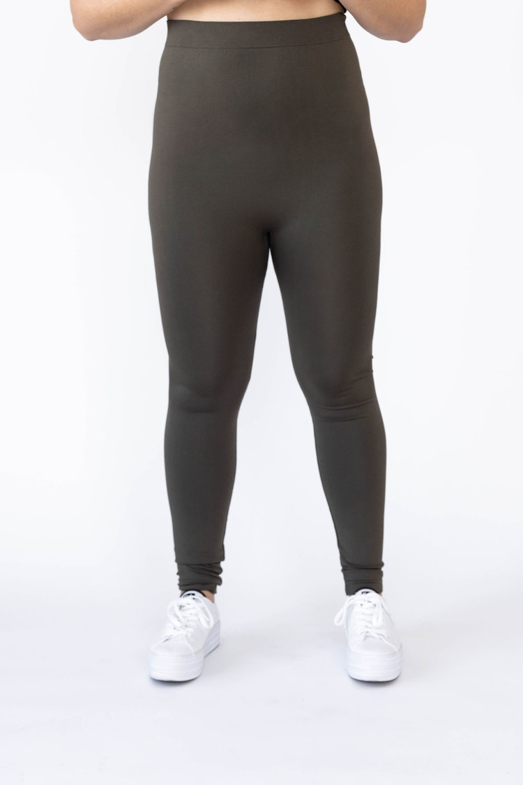 ROSE MATERNITÉ COLLANT SANS PIED - KAKI