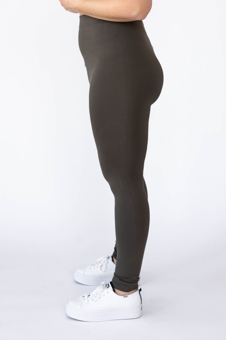 ROSE MATERNITÉ COLLANT SANS PIED - KAKI