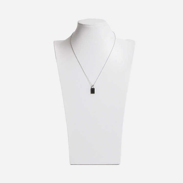 NANA THE BRAND PENDENTIF CARRÉ - ARGENT