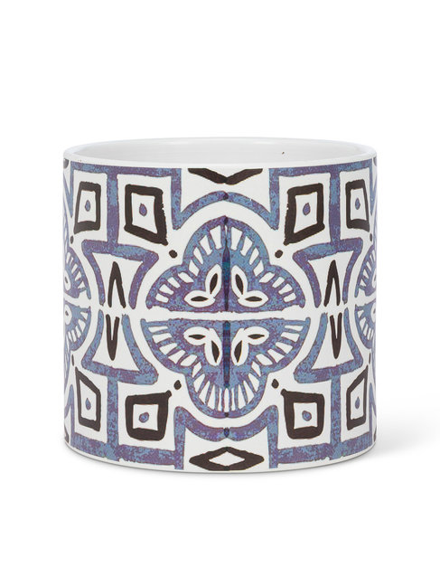 ABBOTT GRAND CACHE-POT TILE - BLEU