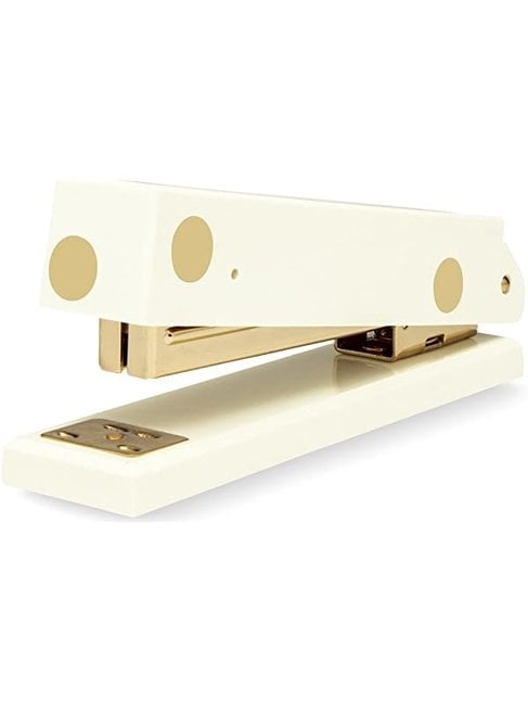 KATE SPADE AGRAFEUSE EN ACRYLIQUE - GOLD DOTS