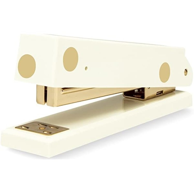 KATE SPADE AGRAFEUSE EN ACRYLIQUES - GOLD DOTS