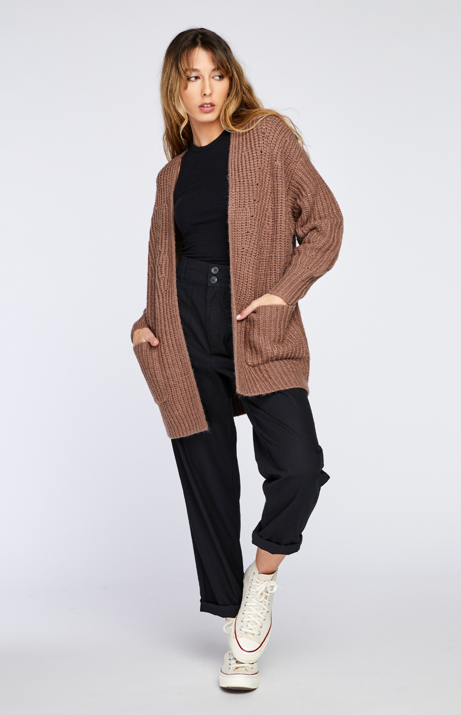GENTLE FAWN CARDIGAN MIKO MOCHA