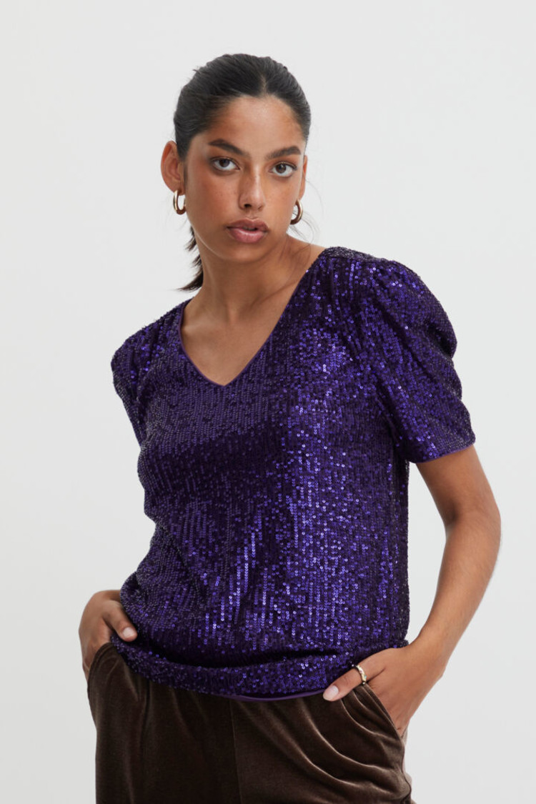 ICHI CHANDAIL FAUCI - VIOLET INDIGO