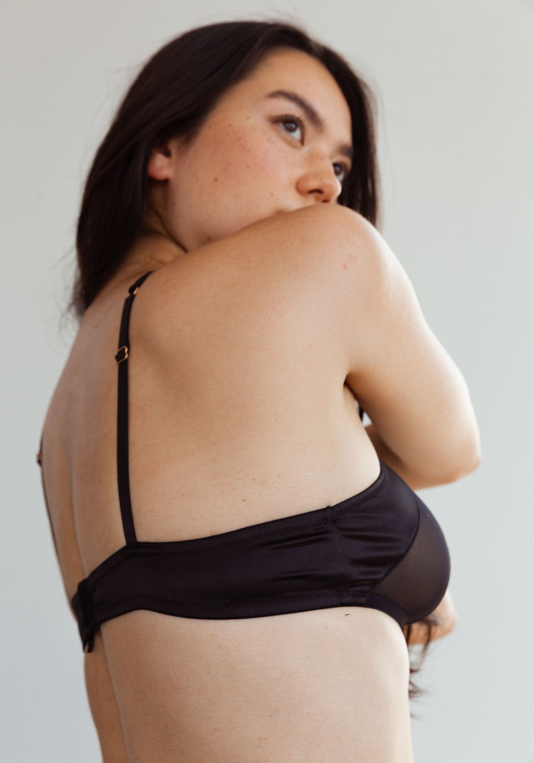 BLUSH BRALETTE GLIMMER - ONYX