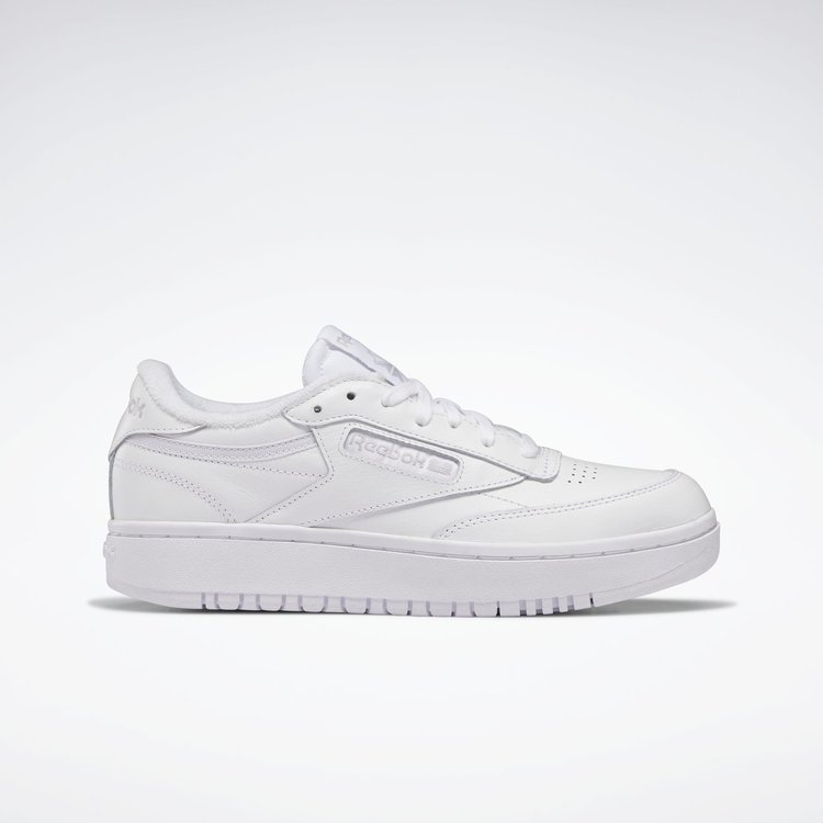 REEBOK CHAUSSURE CLUB C DOUBLE SHOES - CLOUD WHITE/COLD GREY