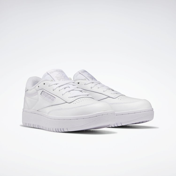REEBOK CHAUSSURE CLUB C DOUBLE SHOES - CLOUD WHITE/COLD GREY
