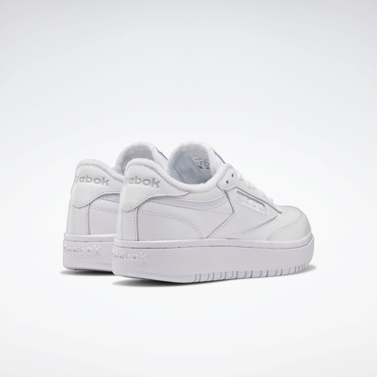 REEBOK CHAUSSURE CLUB C DOUBLE SHOES - CLOUD WHITE/COLD GREY