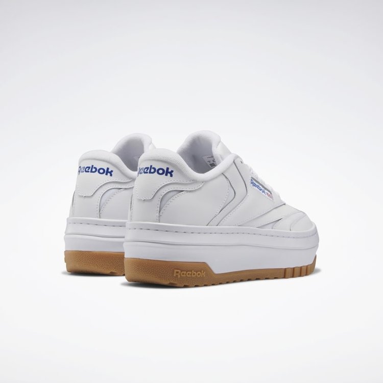 REEBOK CHAUSSURE CLUB C EXTRA - FTWR WHITE/VECTOR BLUE