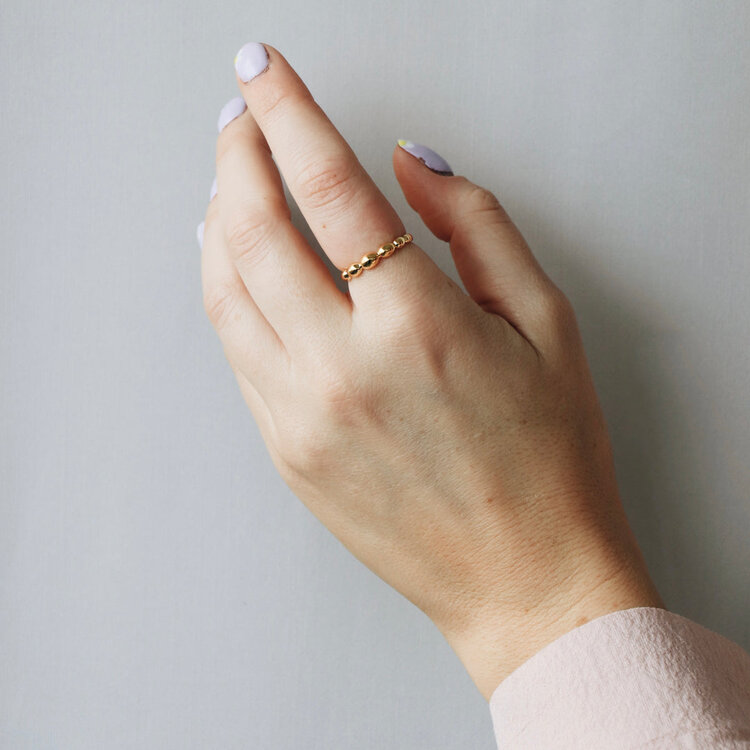 HORACE JEWELRY BAGUE LA BUBBLY - OR