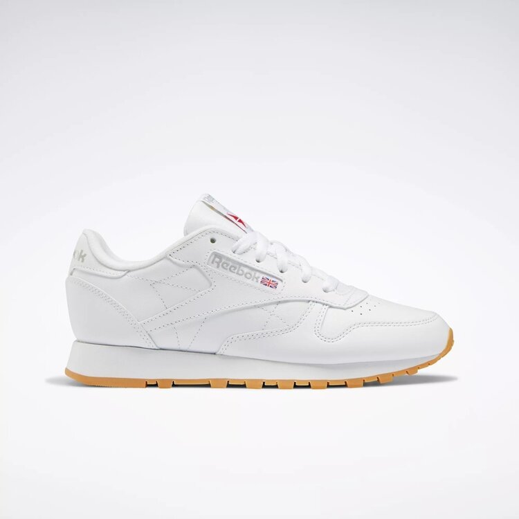 REEBOK CHAUSSURE CLASSIC LEATHER - FTWR WHITE/GREY/RUBBER GUM