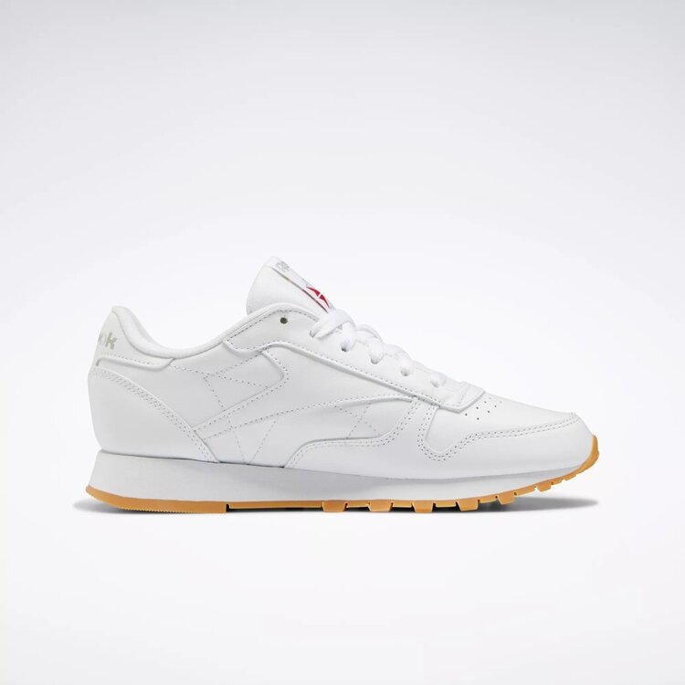 REEBOK CHAUSSURE CLASSIC LEATHER - FTWR WHITE/GREY/RUBBER GUM