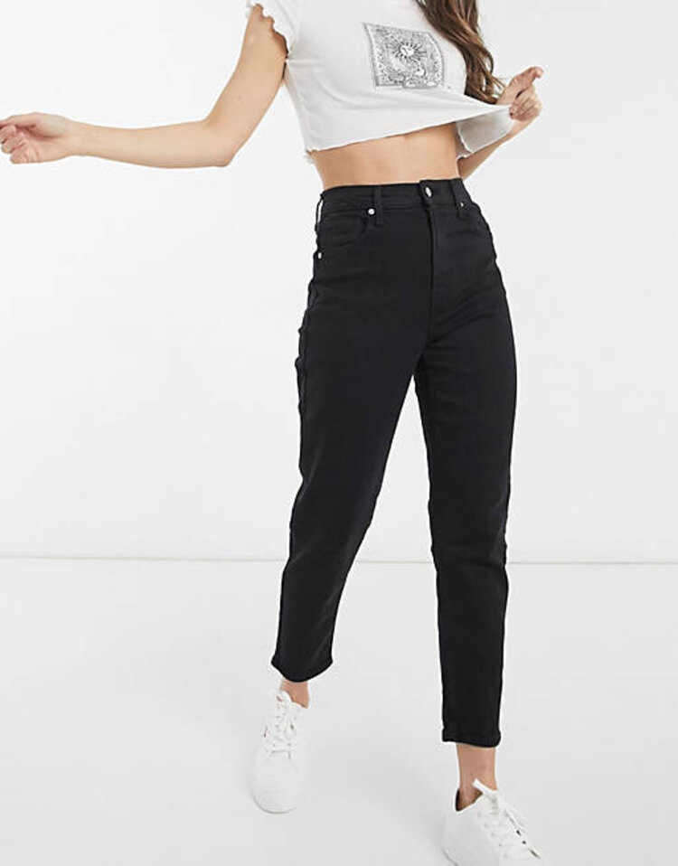 LEVI'S JEANS HIGH WAISTED MOM - FLASH BLACK