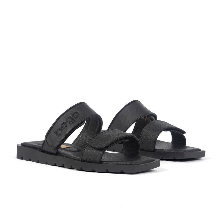 BEGO SANDALE FLAT JANE - CHARCOAL