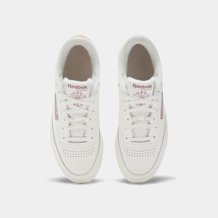 REEBOK CHAUSSURE CLUB C 85 - CHALK/POSSIBLY PINK