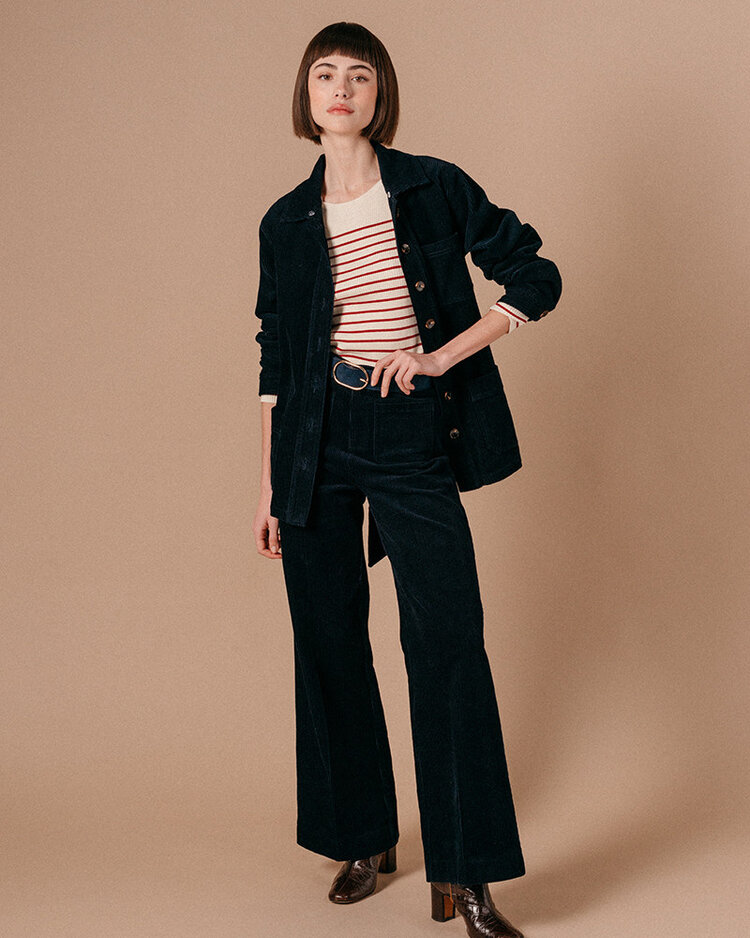 GRACE & MILA PANTALON LEYTON - MARINE