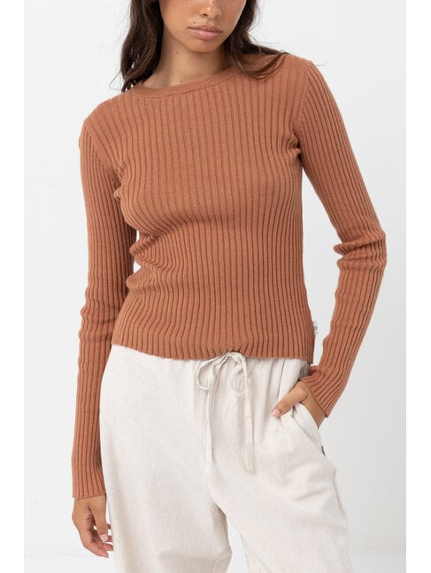 RHYTHM CHANDAIL CÔTELÉ CLASSIC - CINNAMON