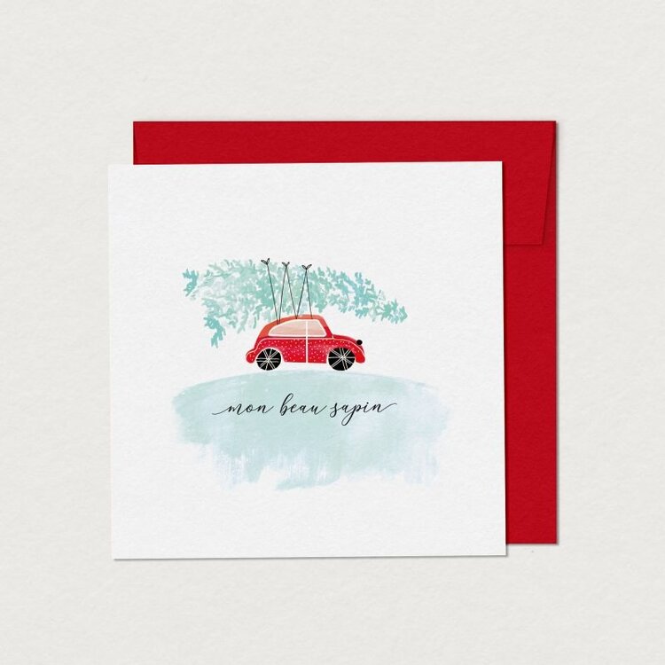 MIMOSA DESIGN CARTE DE SOUHAIT - MON BEAU SAPIN