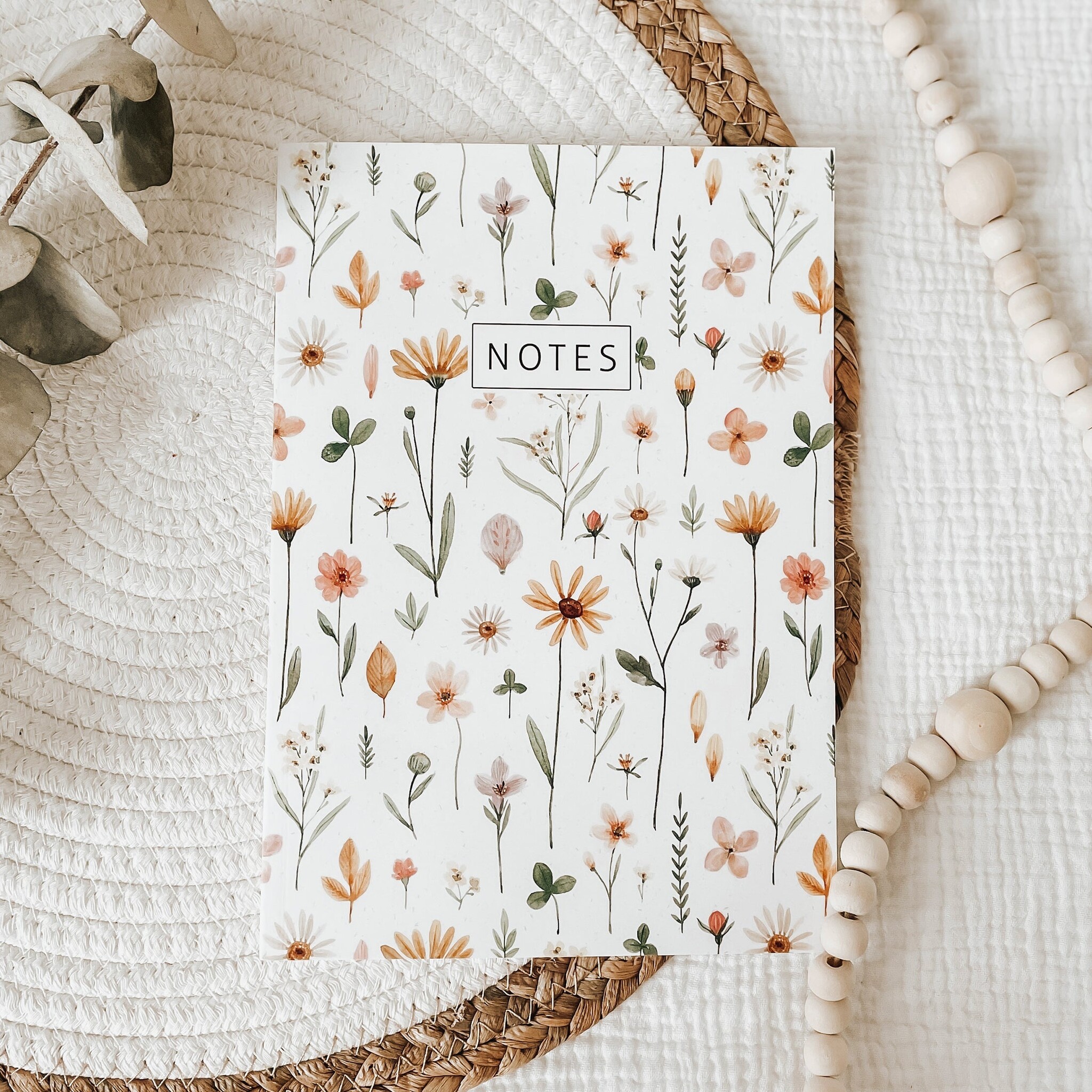 Cahier de notes Fleuri – Novembre Boutique