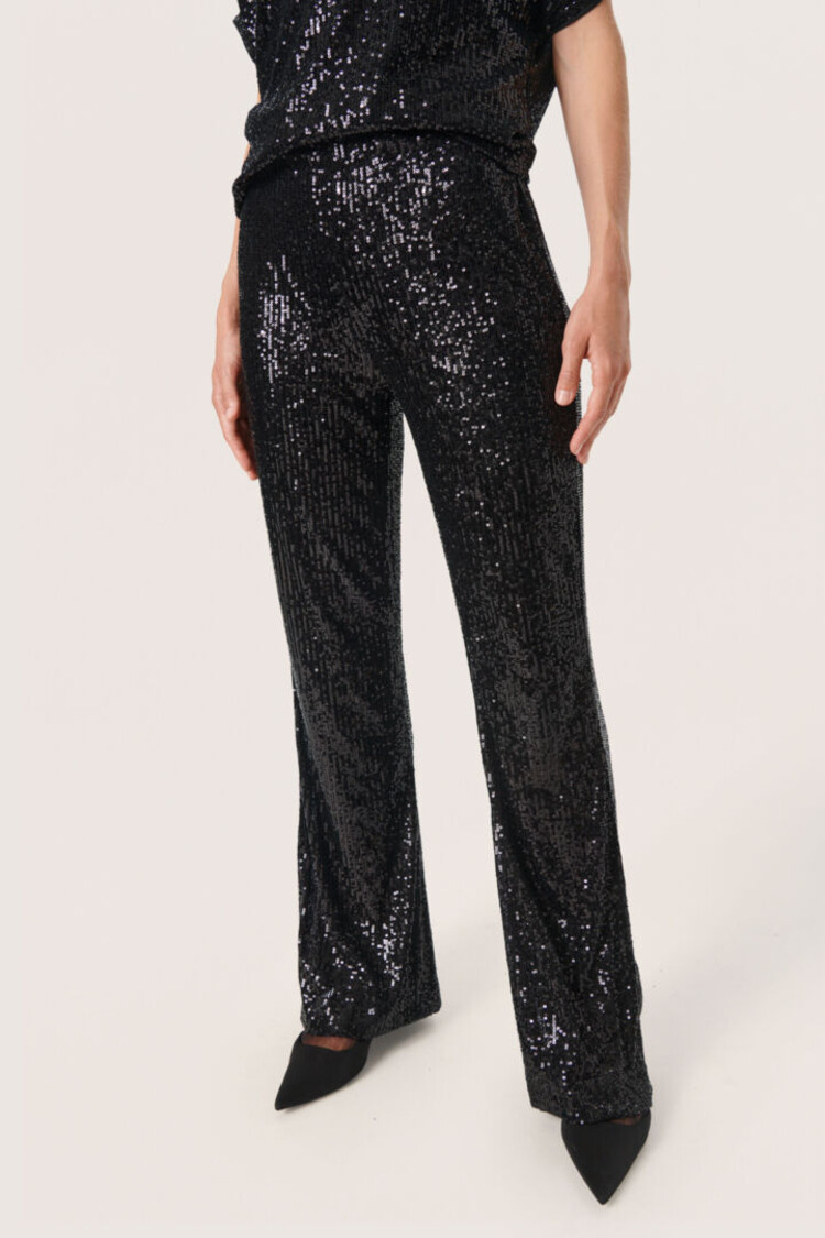 SOAKED IN LUXURY PANTALON SUSE - NOIR