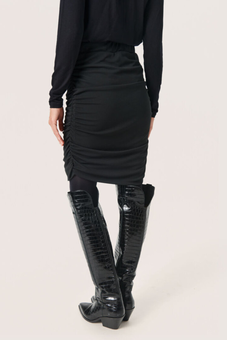 SOAKED IN LUXURY JUPE IRMELINE EARLY - NOIR