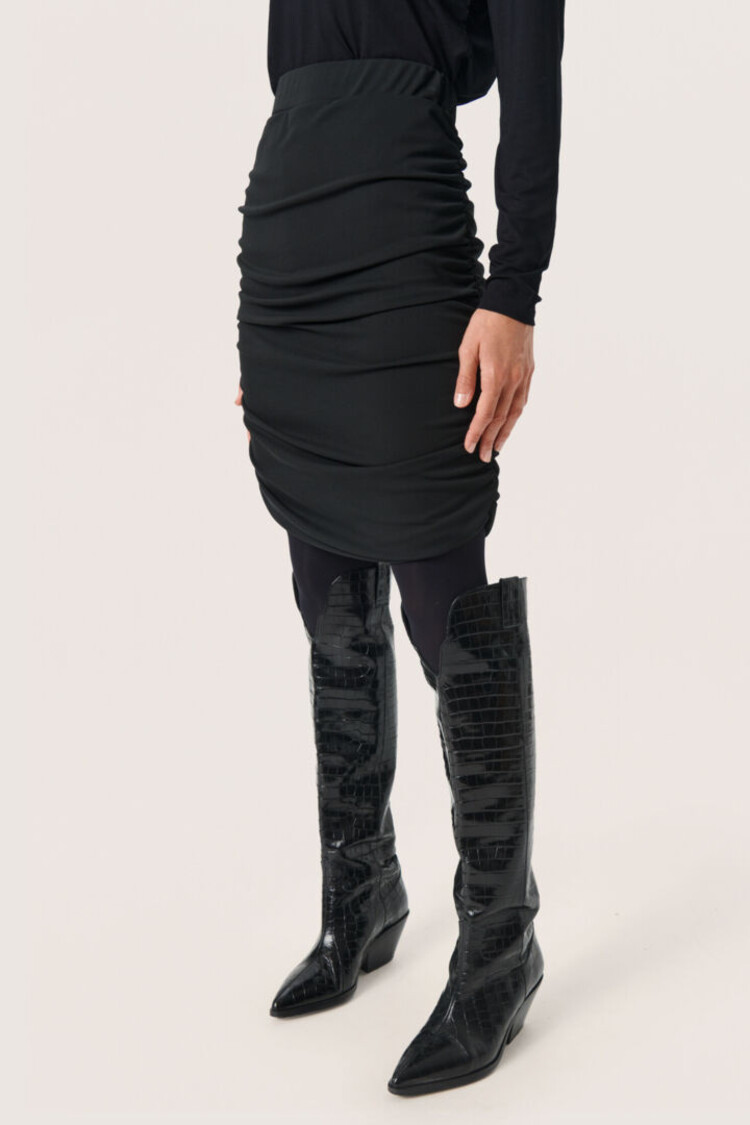 SOAKED IN LUXURY JUPE IRMELINE EARLY - NOIR