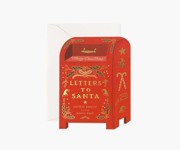 RIFLE PAPER CO CARTE DE SOUHAIT - LETTERS TO SANTA