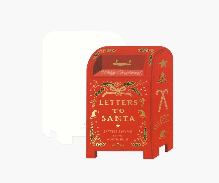 RIFLE PAPER CO CARTE DE SOUHAIT - LETTERS TO SANTA
