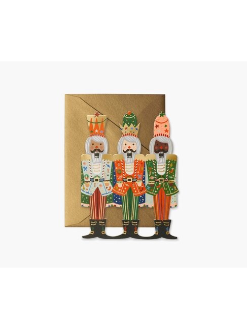 RIFLE PAPER CO CARTE DE SOUHAIT - NUTCRACKER BRIGADE