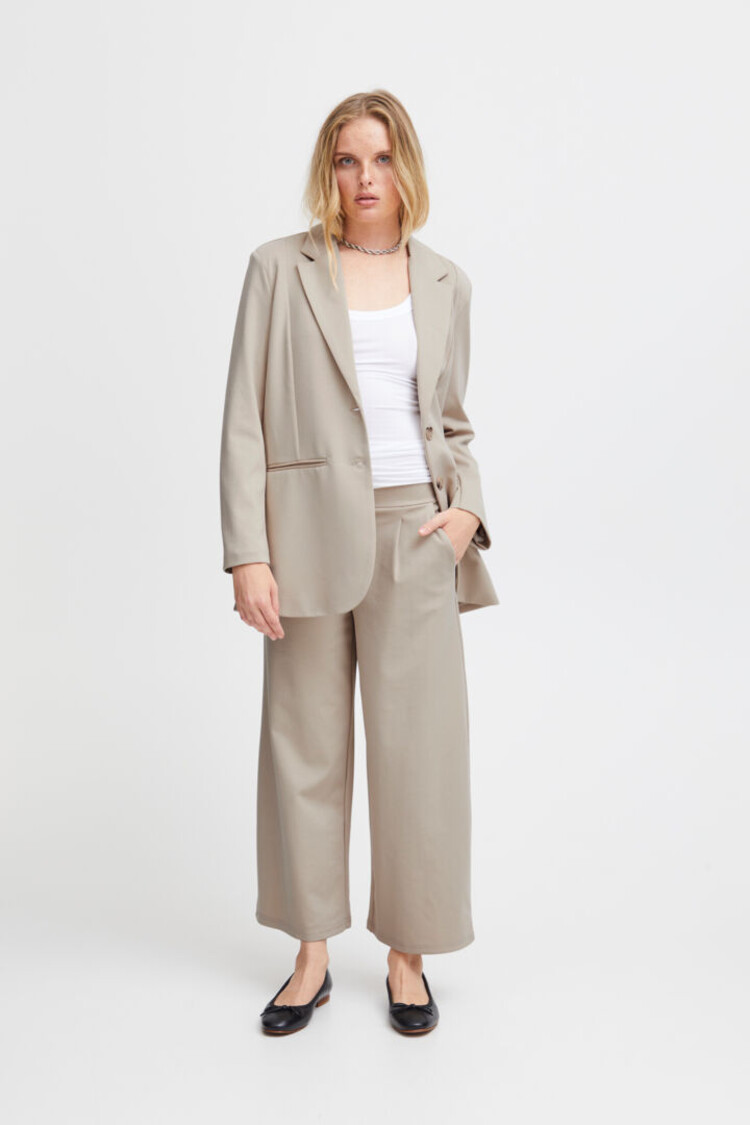 ICHI PANTALON KATE WIDE - DOESKIN