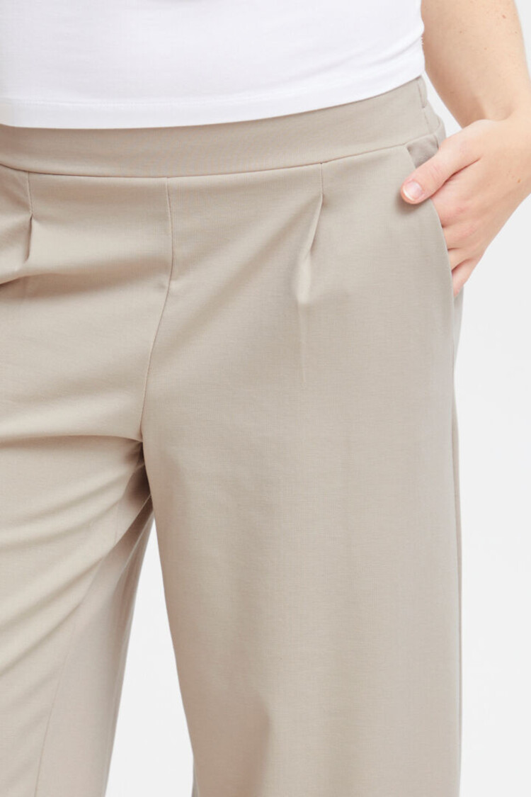 ICHI PANTALON KATE WIDE - DOESKIN