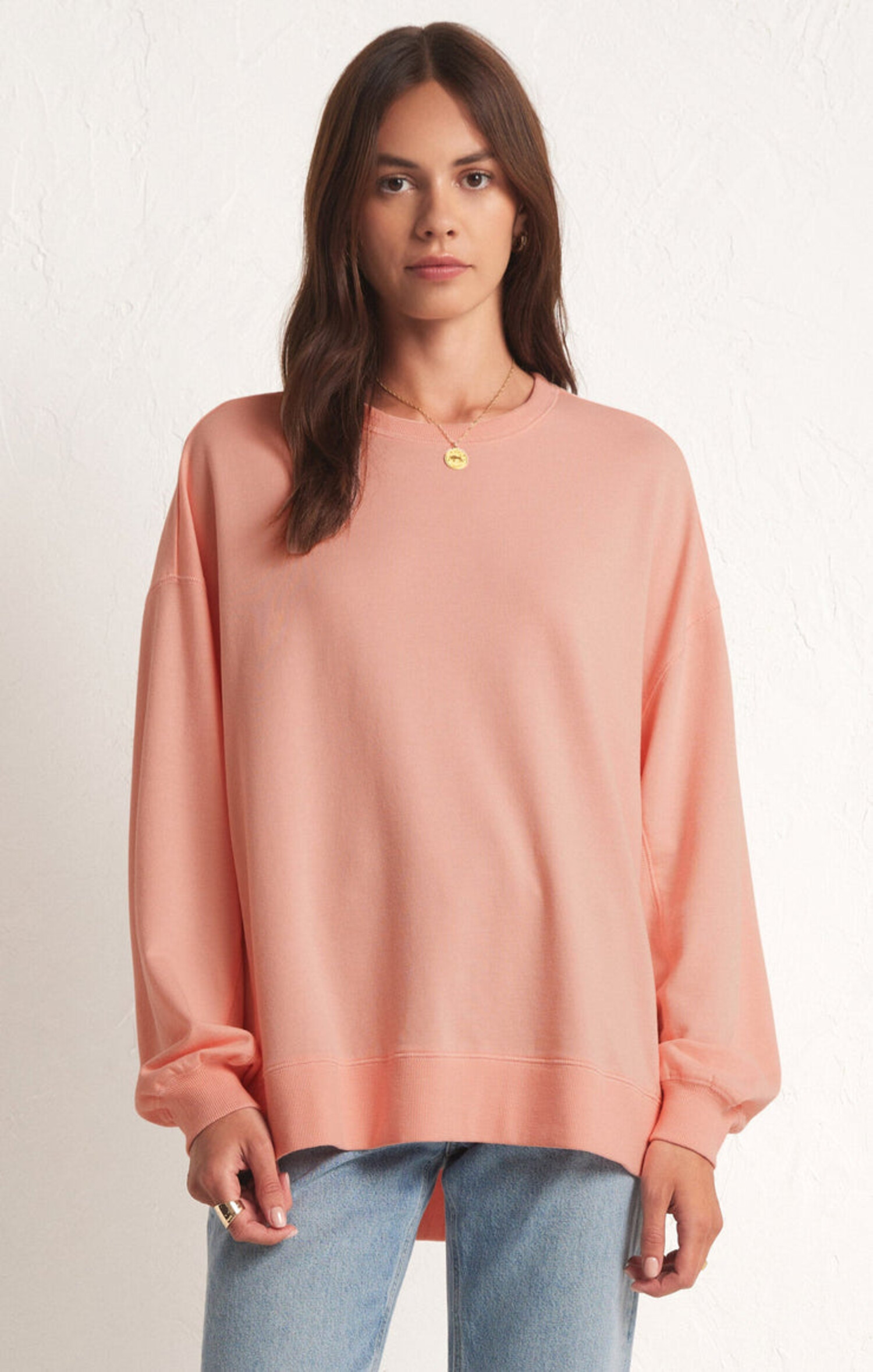 CREWNECK MODERN WEEKENDER PINK LEMONADE Boutique La Penderie