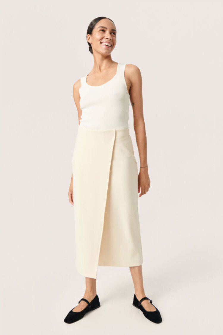 SOAKED IN LUXURY JUPE BEA - SANDSHELL