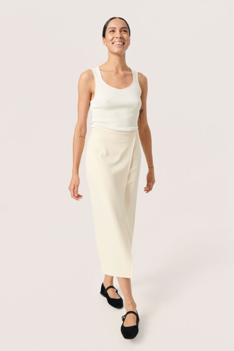 SOAKED IN LUXURY JUPE BEA - SANDSHELL