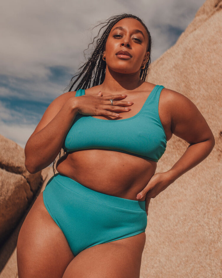 NANA THE BRAND HAUT DE BIKINI - UNI TURQUOISE